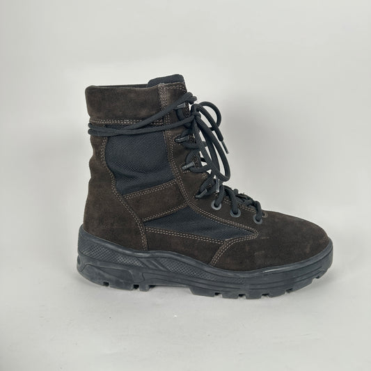 Yeezy Season 4 'Oil' Suede Combat Boot Size 8