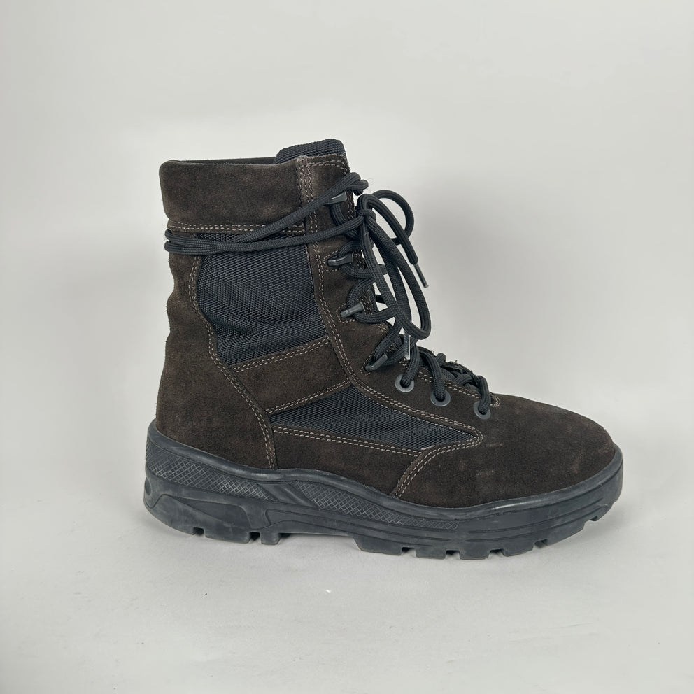 Yeezy Season 4 'Oil' Suede Combat Boot Size 8