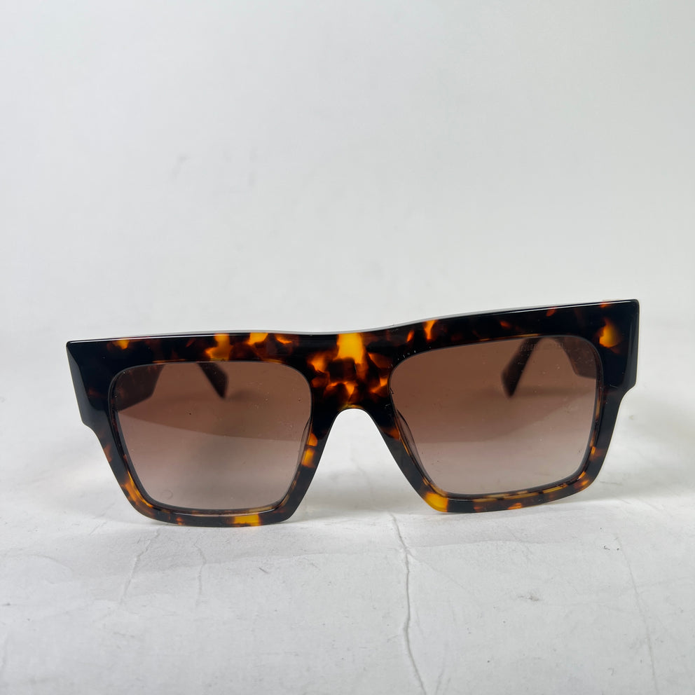 Miu Miu Tortoiseshell Square Frame Sunglasses