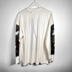 Who Decides War x Basquiat Cream LS Tee Size M