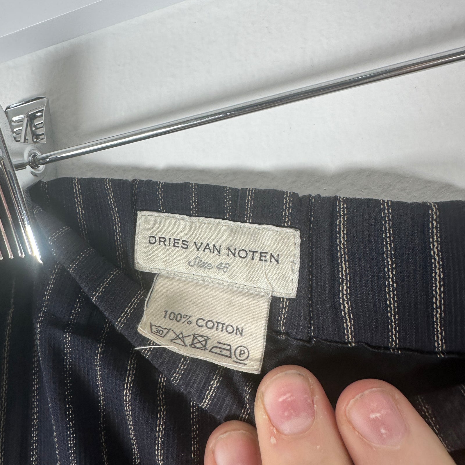 Dries Van Noten Pin Stripe Pants Size M