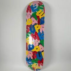 Supreme Ballon Alphabet Board
