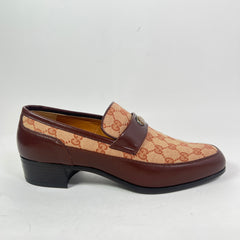 Gucci GG Monogram Jacquard Canvas Loafers