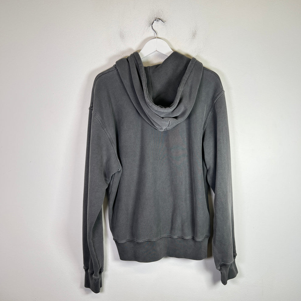 Stussy Pigment Dyed Logo Zip-Up Hoodie