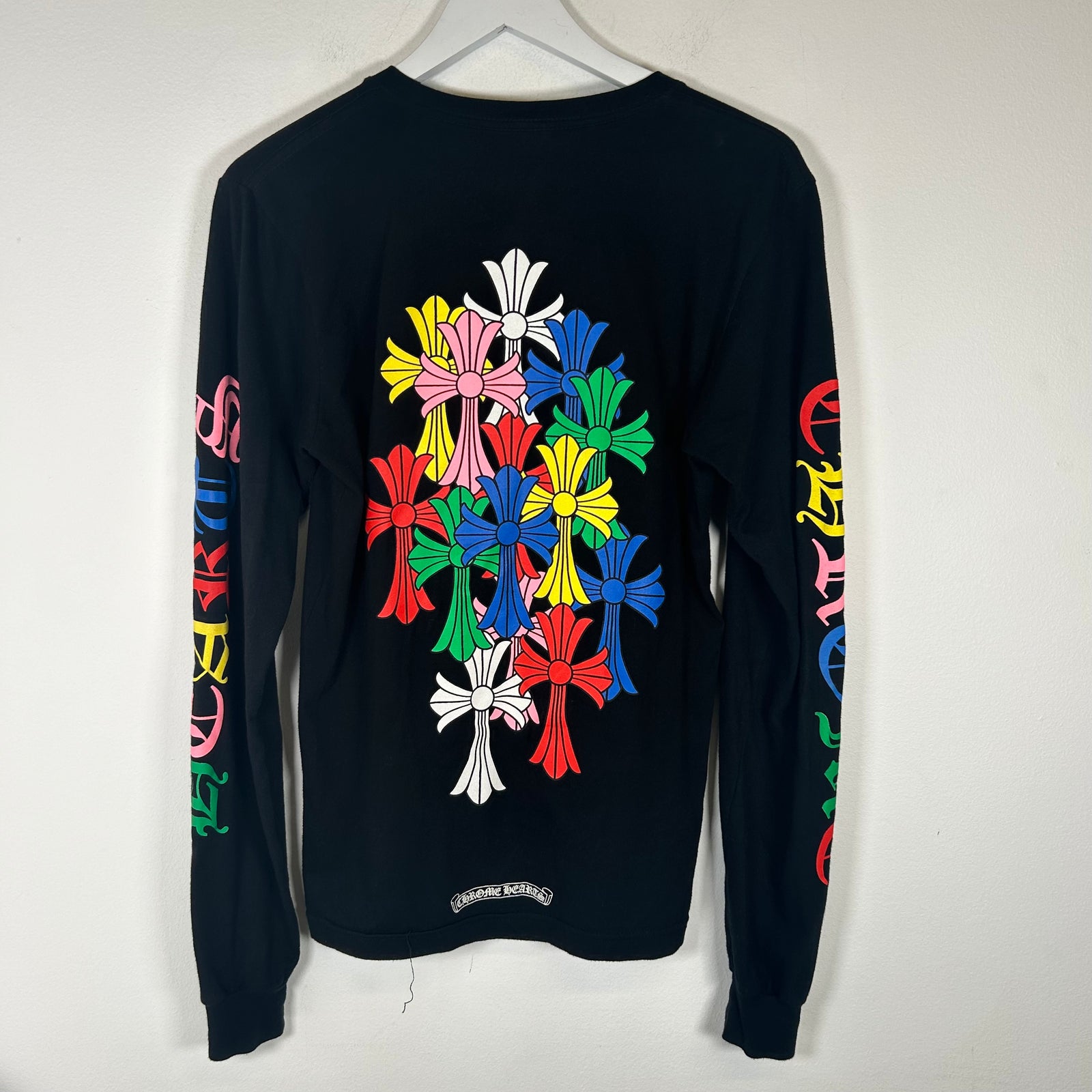 Chrome Hearts Rainbow Cross Longsleeve Size S