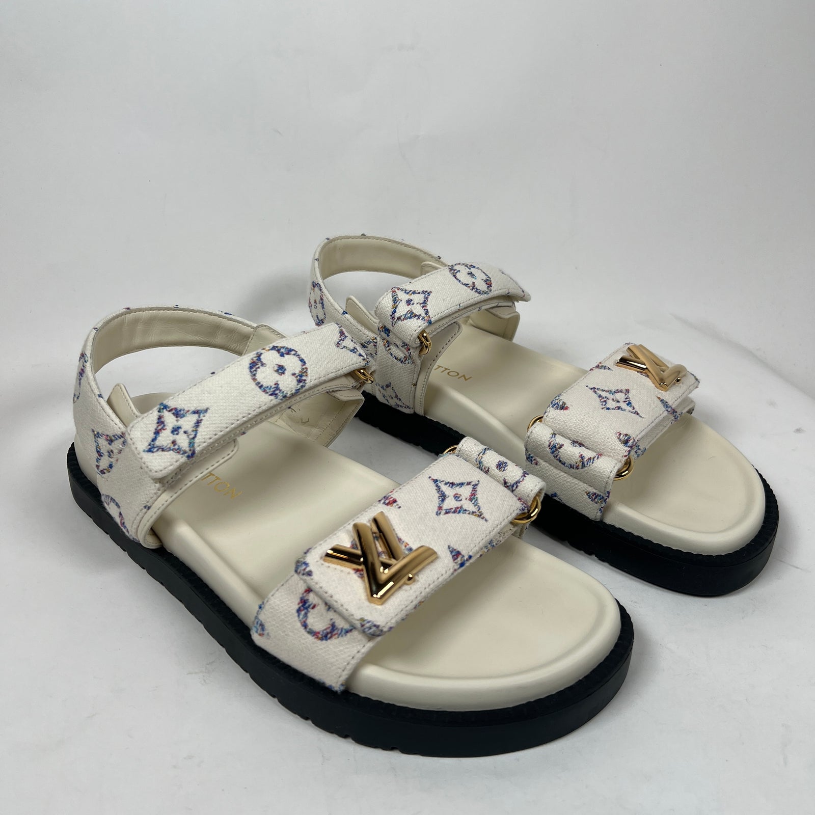 Louis Vuitton Monogram Sunset Comfort Sandals Size 39