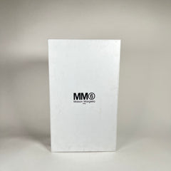 MM6 White Calf-Leather Low Top Sneakers Size 45