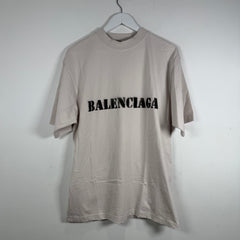 Balenciaga Stencil Spell Out Logo Graphic Size XS