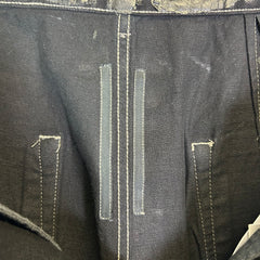 Rick Owens Waxed Crackled-Effect Bolan Bootcut Jeans