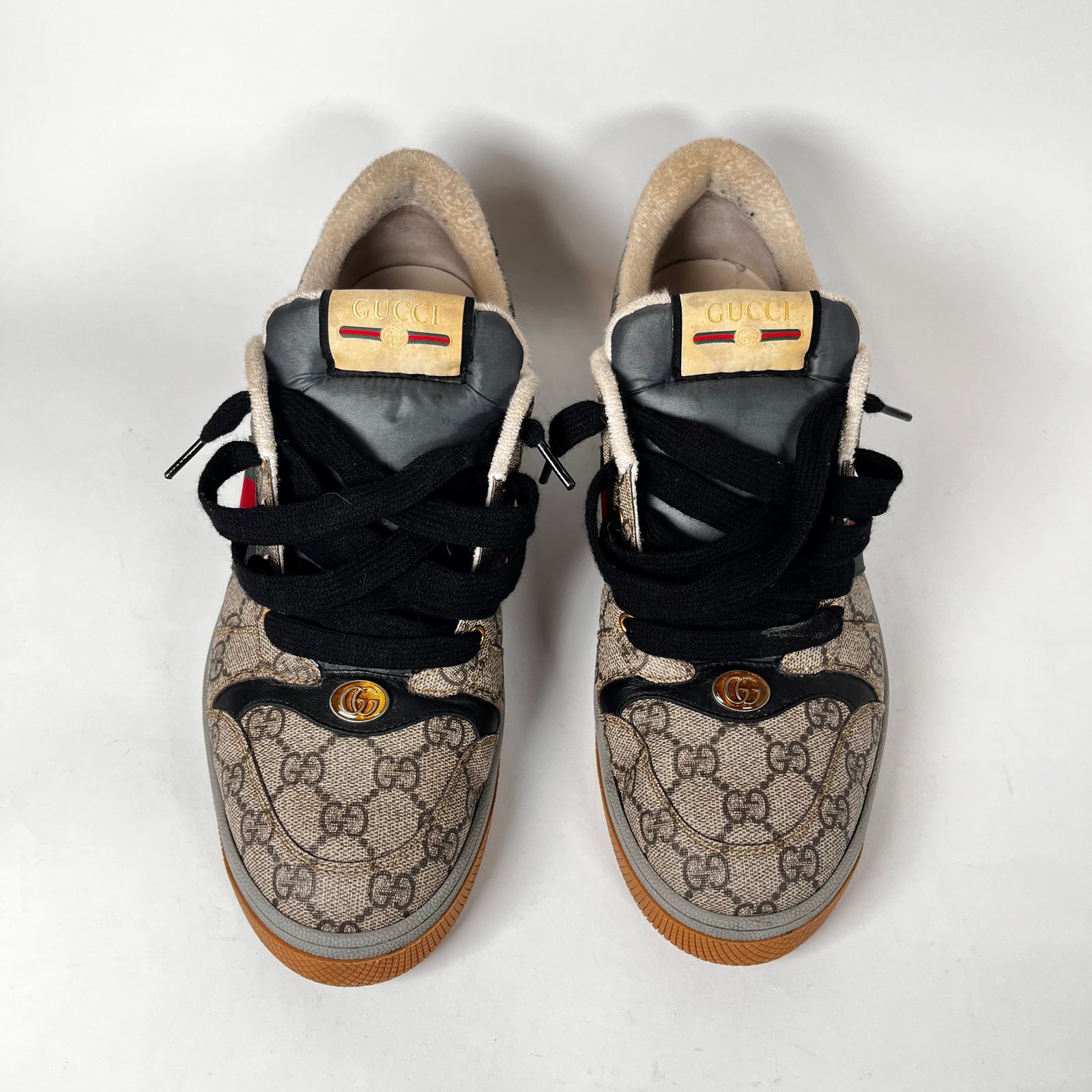 Gucci GG Monogram Screener Sneakers Size 11.5