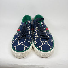 Gucci Ink Blue Tennis 1977 Sneaker Size GG 12