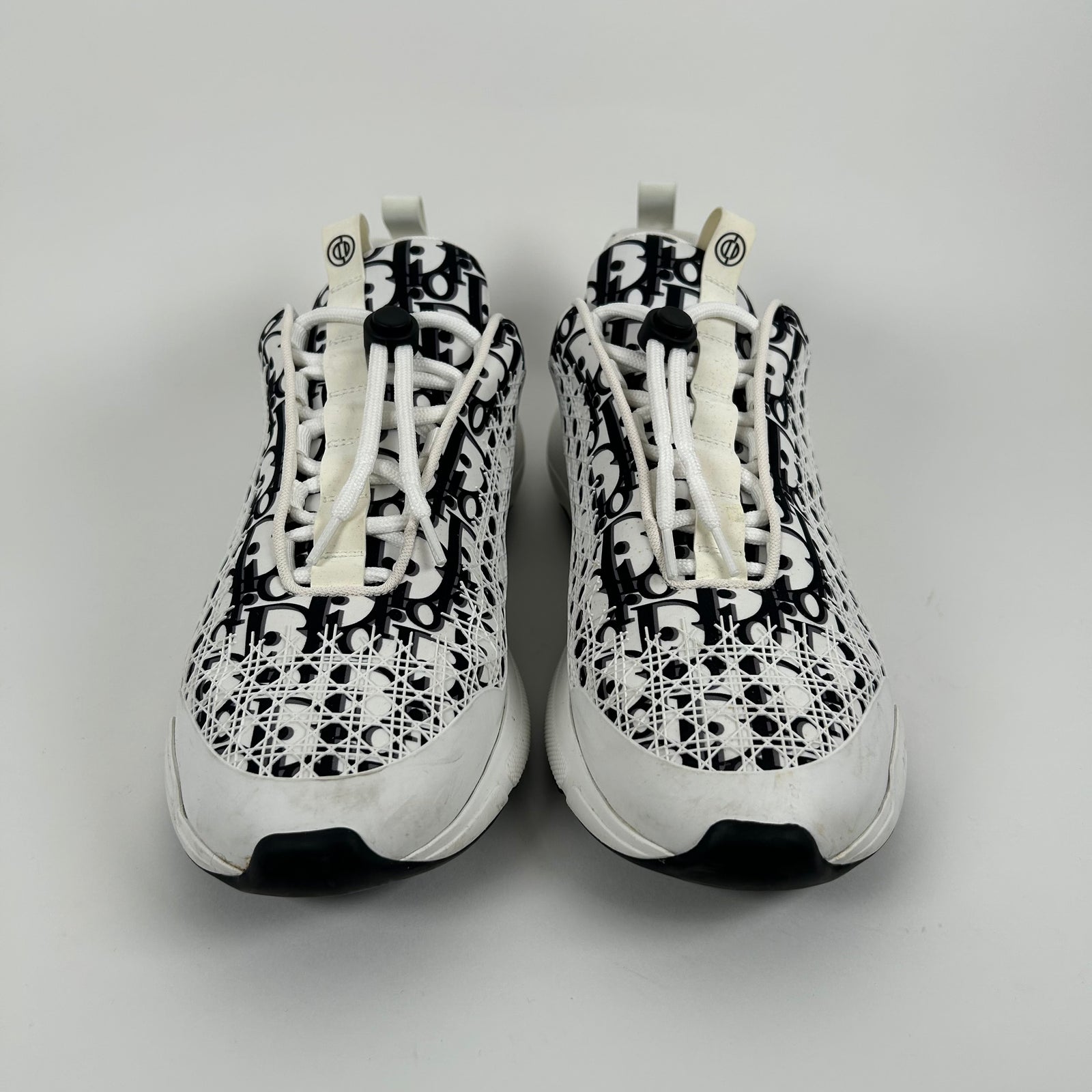 Dior B24 White And Black Monogrom Oblique Cannage Size 45