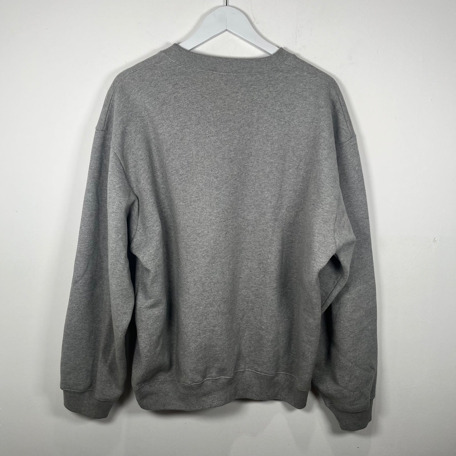 Balenciaga Paris Embroidered Grey Crewneck Size L