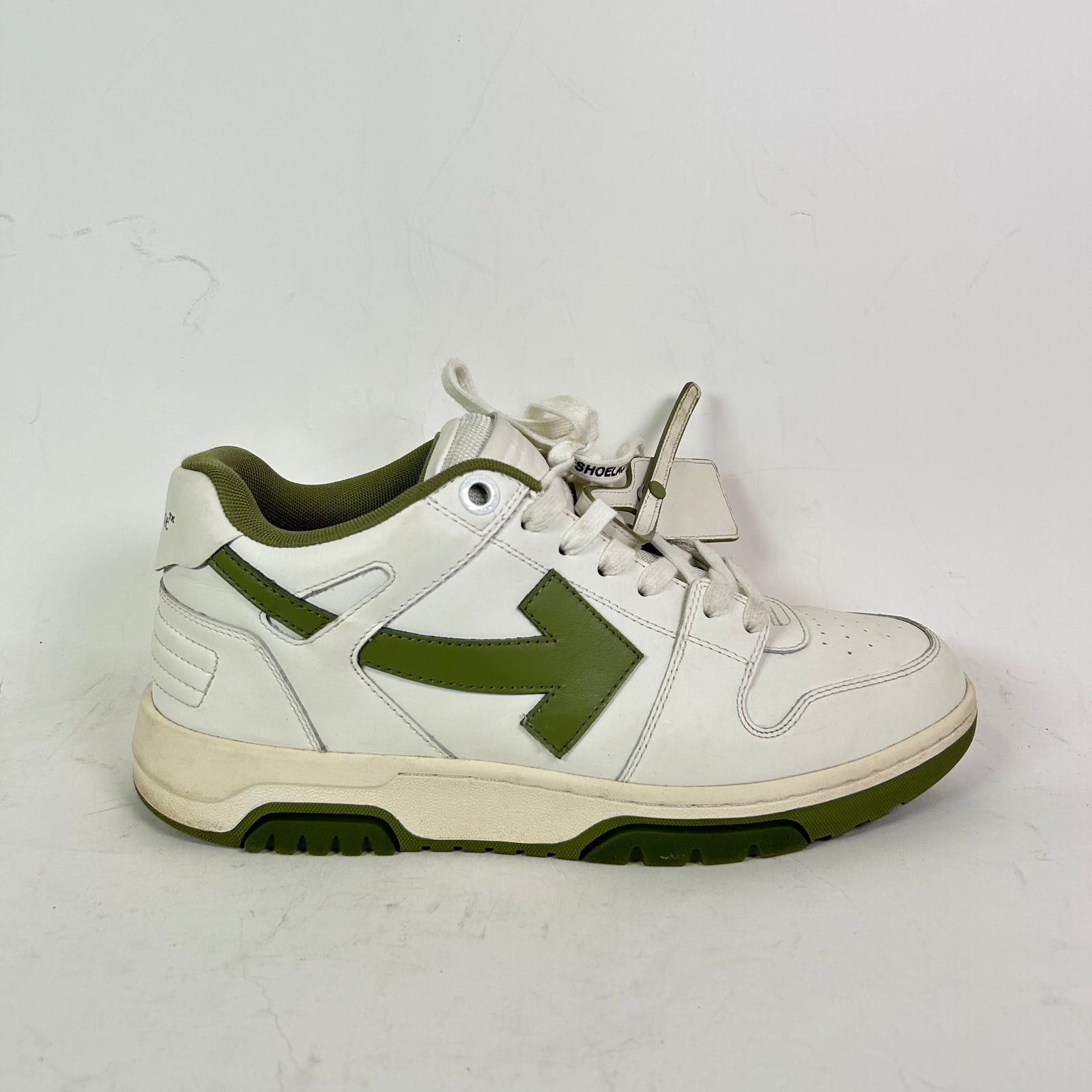 Off-White Olive Green Out Of Office Sneaker Size 43