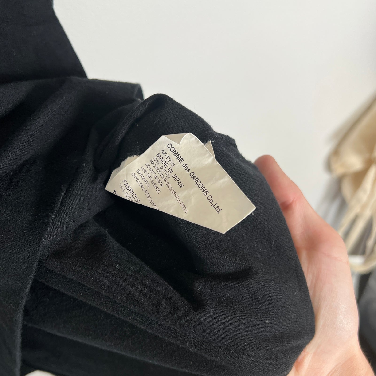 CDG Play Black T-Shirt Size XL