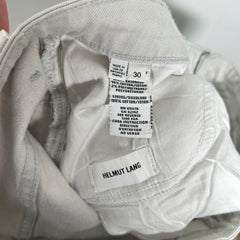 Helmut Lang White Straight Fit Jeans Size 30