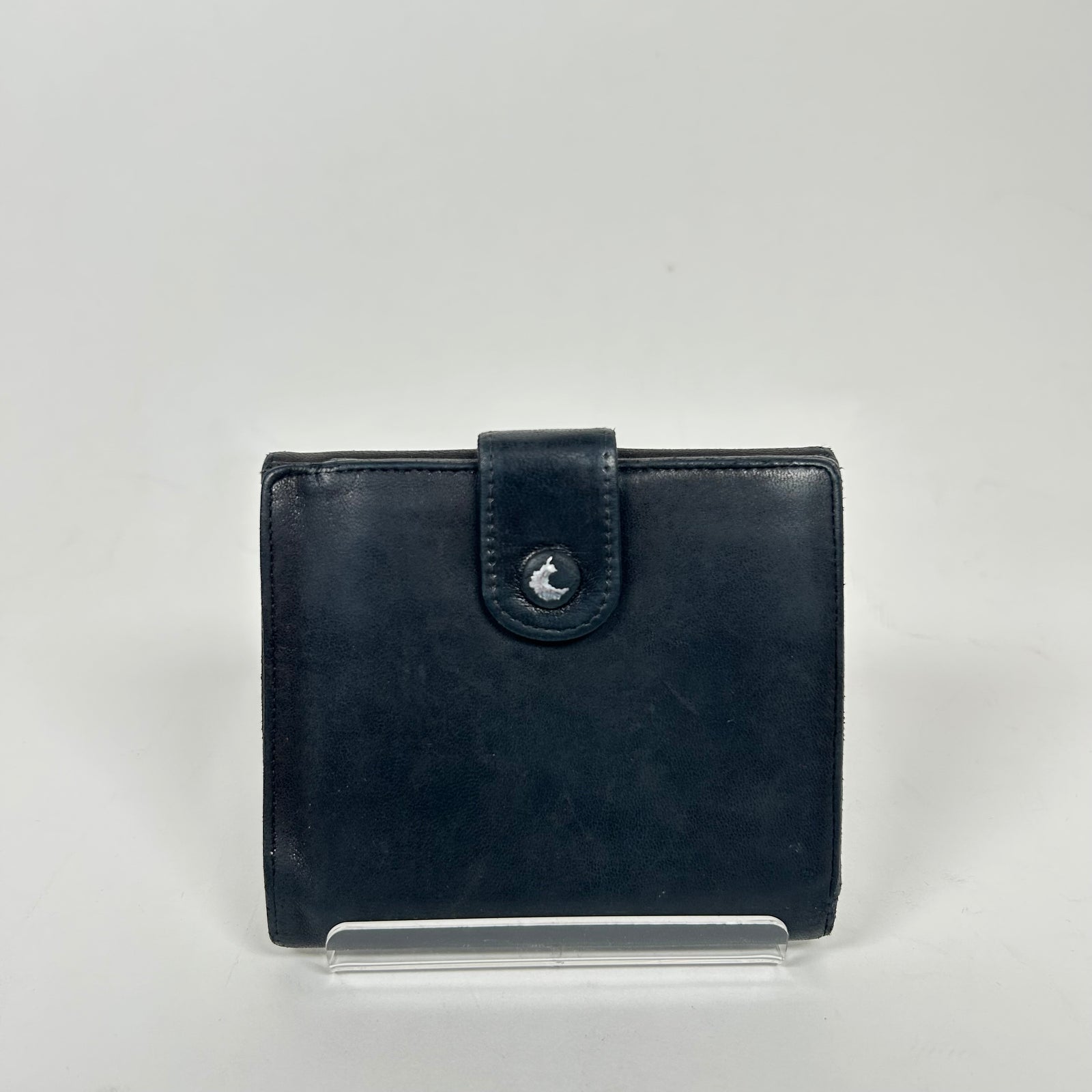 Chanel Black Lambskin Leather Mini Bi-Fold Wallet