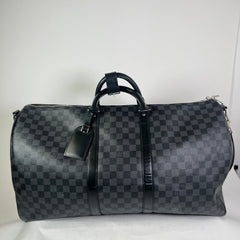 Louis Vuitton Damier Graphite Keepall Bandouliere 55