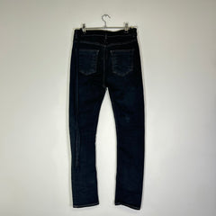 Rick Owens Drkshdw Black Detroit Cut Jeans Size 29