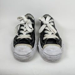 MMY Black Leather Peterson Sneaker Size 43