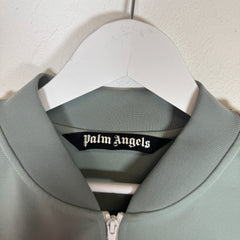 Palm Angels Greyish Blue Track Bomber Jacket Size M