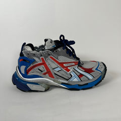 Balenciaga Red/Blue Runner Sneakers Size 40