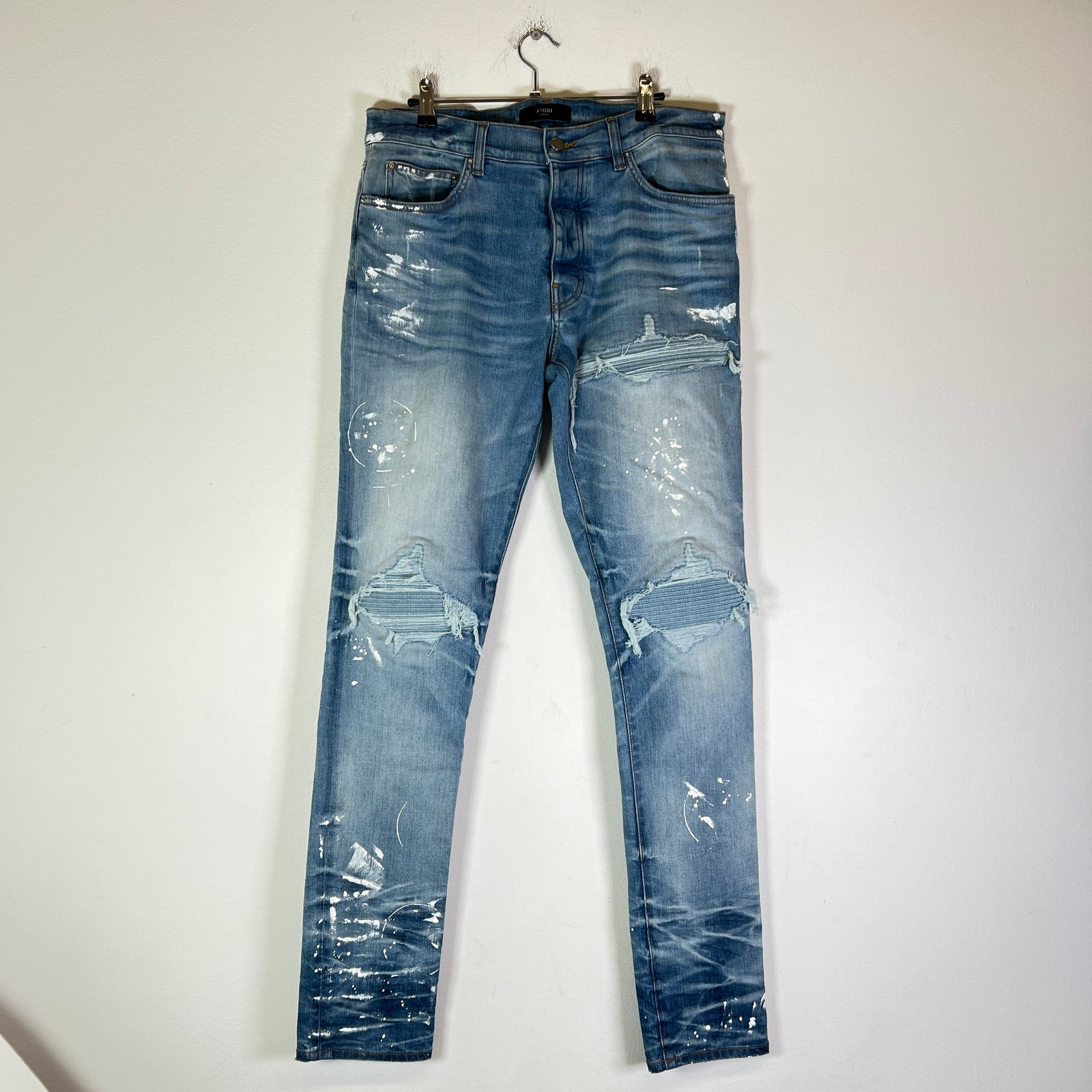 Amiri Faded Indigo Painter Denim MX1 Jeans