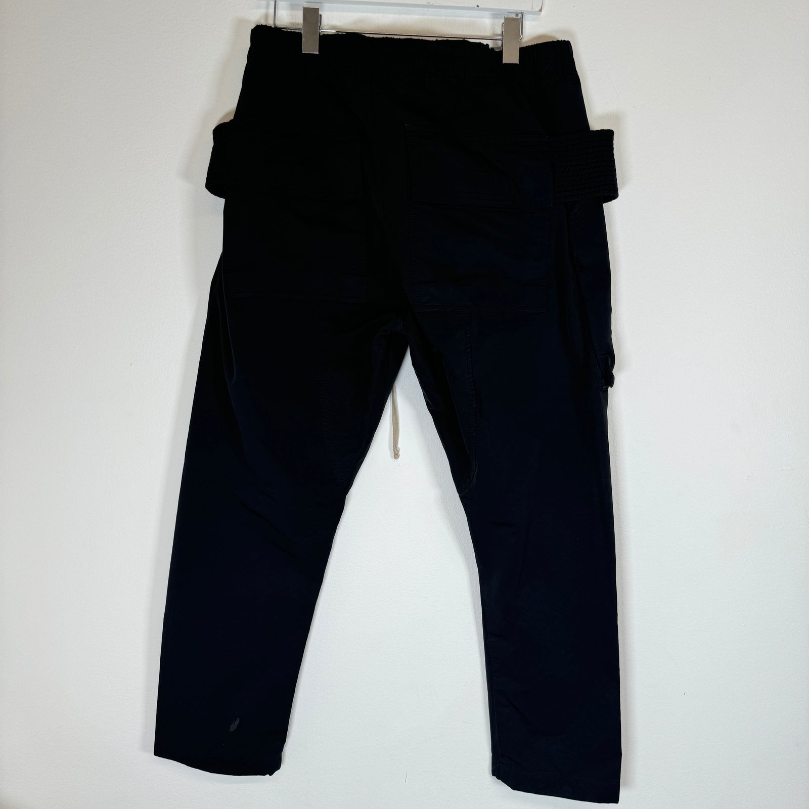 Rick Owens Black Creatch Cargo Pants Size M