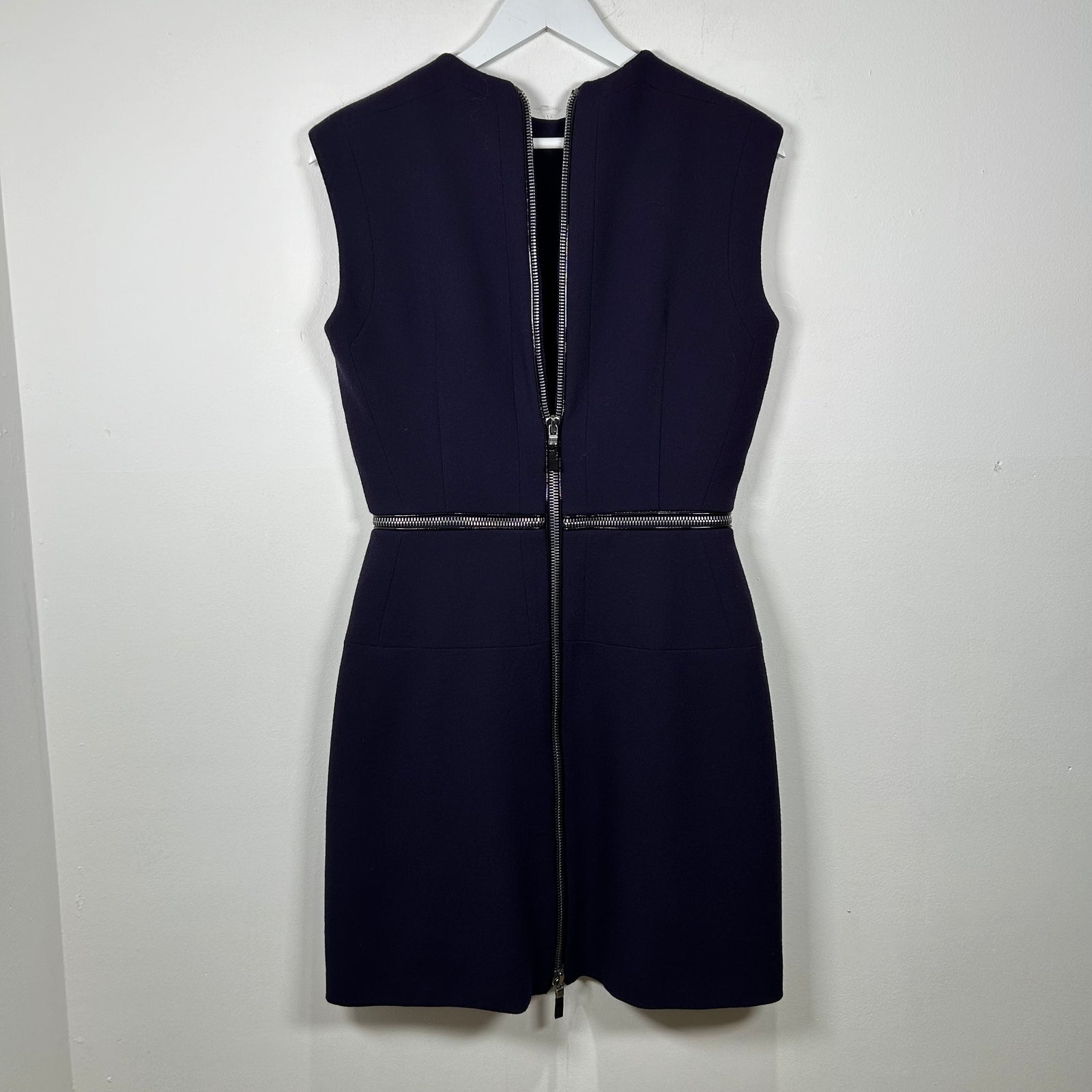 Alexander McQueen Purple 4-Zip Dress Size 42
