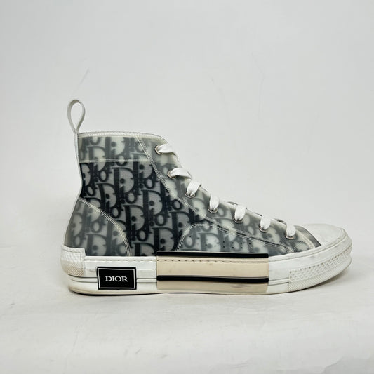 Dior B23 Black/White High Top Sneaker Size 44