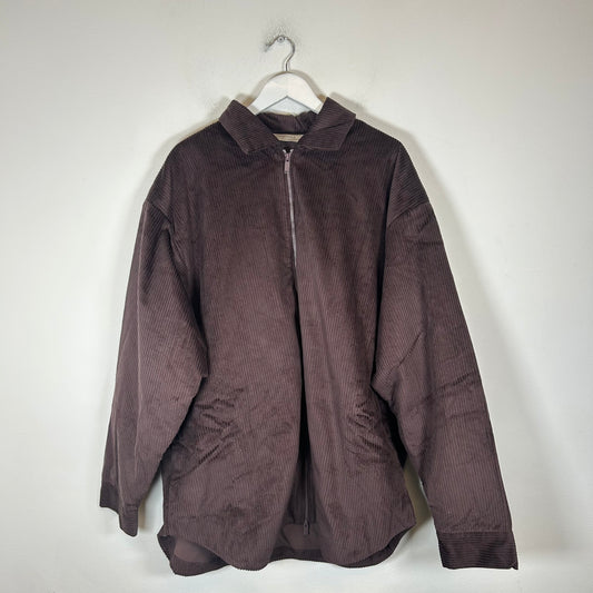 Fear of God Essentials Plum Corduroy Jacket Size S