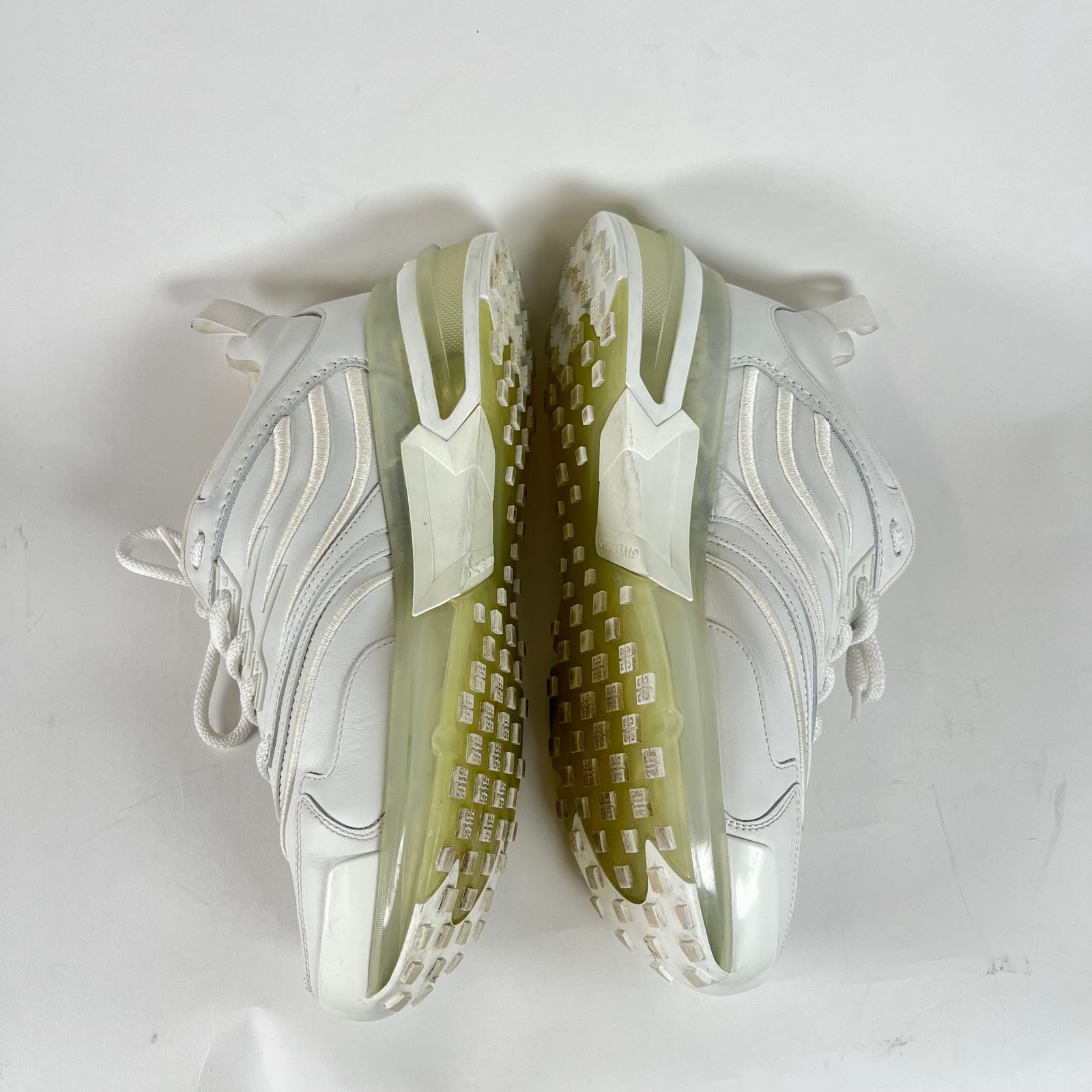 Givenchy White Leather Chito Giv 1 Runner Sneaker Size 40