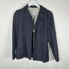 Carolina Herrera Navy Striped Blazer Size S