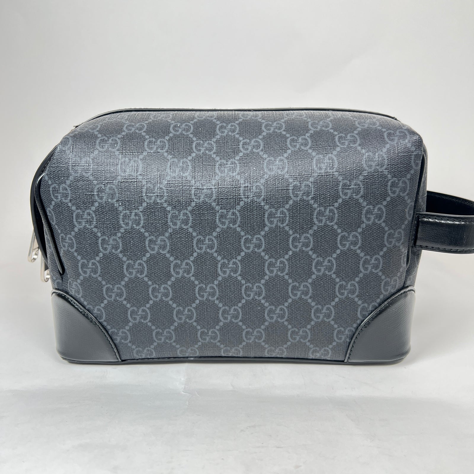 Gucci Black GG Supreme Large Toiletry Bag