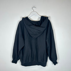Balenciaga Black Sticker Zip-Up Hoodie Size M