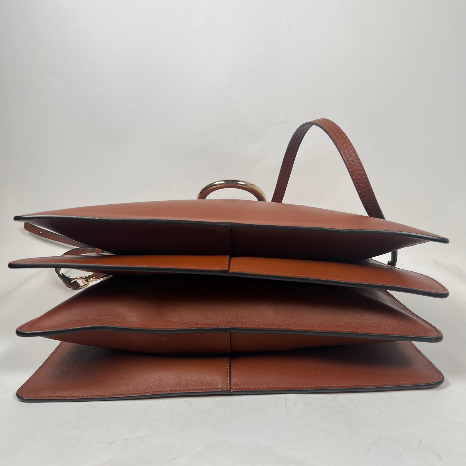 Chloe Faye Leather & Suede Shoulder Bag