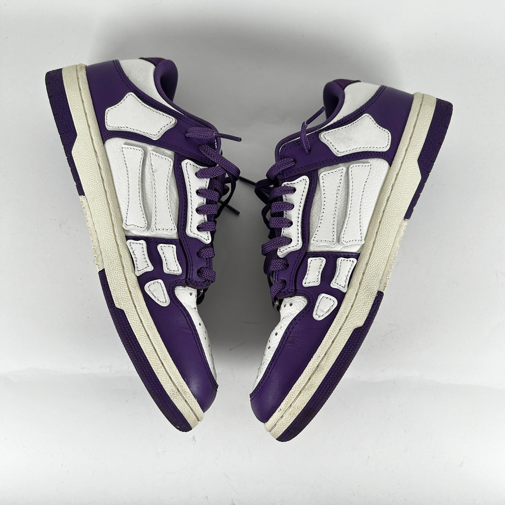 Amiri Purple Skeleton Low-Top Sneakers Size 9