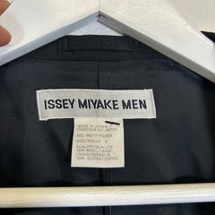 Issey Miyake Men Black Wool Blazer Jacket Size 6
