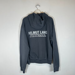 Helmut Lang Vintage Black Meatpacking Hoodie Size L
