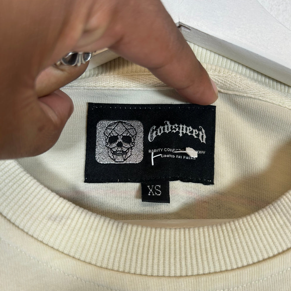 Godspeed Cream 'Pitstop' Longsleeve Size XS
