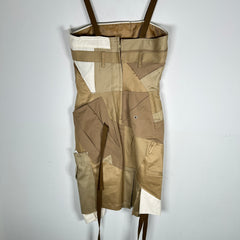Junya Watanbe CDG Khaki Patchwork Dress Size S