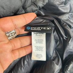 Supreme Black Micro-Down Half Zip Jacket Size M