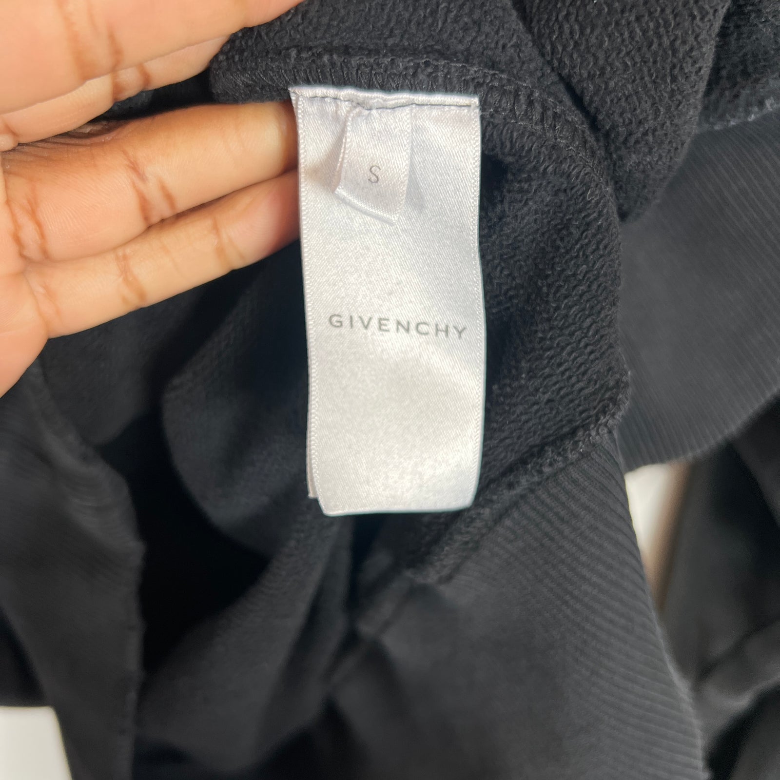 Givenchy Black Barbed Wire Logo Hoodie Size S