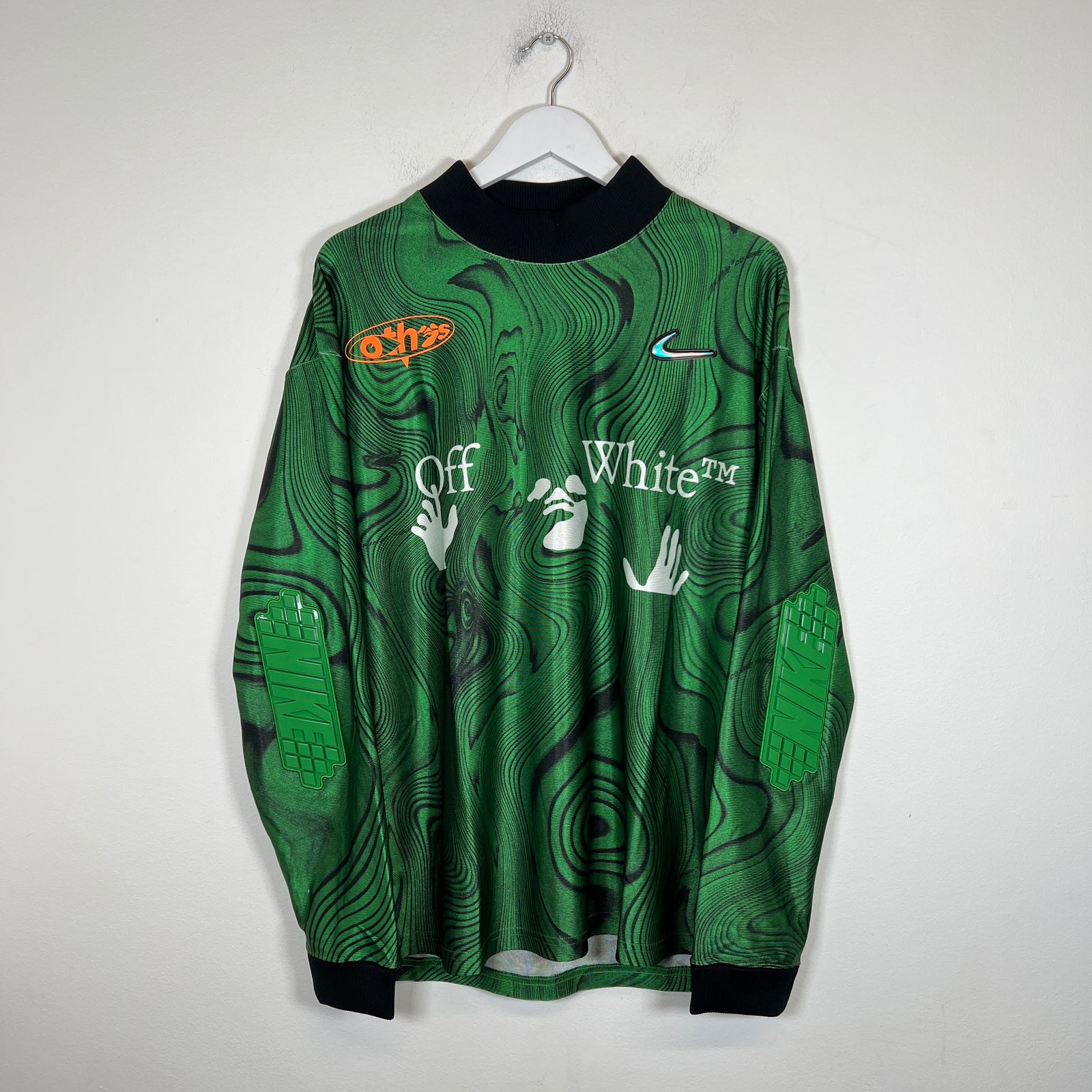 Off-White x Nike Green Soccer Jersey Size M