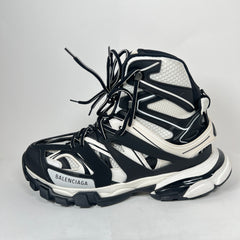 Balenciaga White/Black Hike High-Top Track Sneaker Size 43