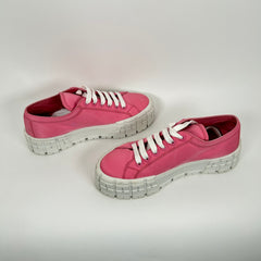 Prada Lug-Sole Platform Sneaker Size 38.5