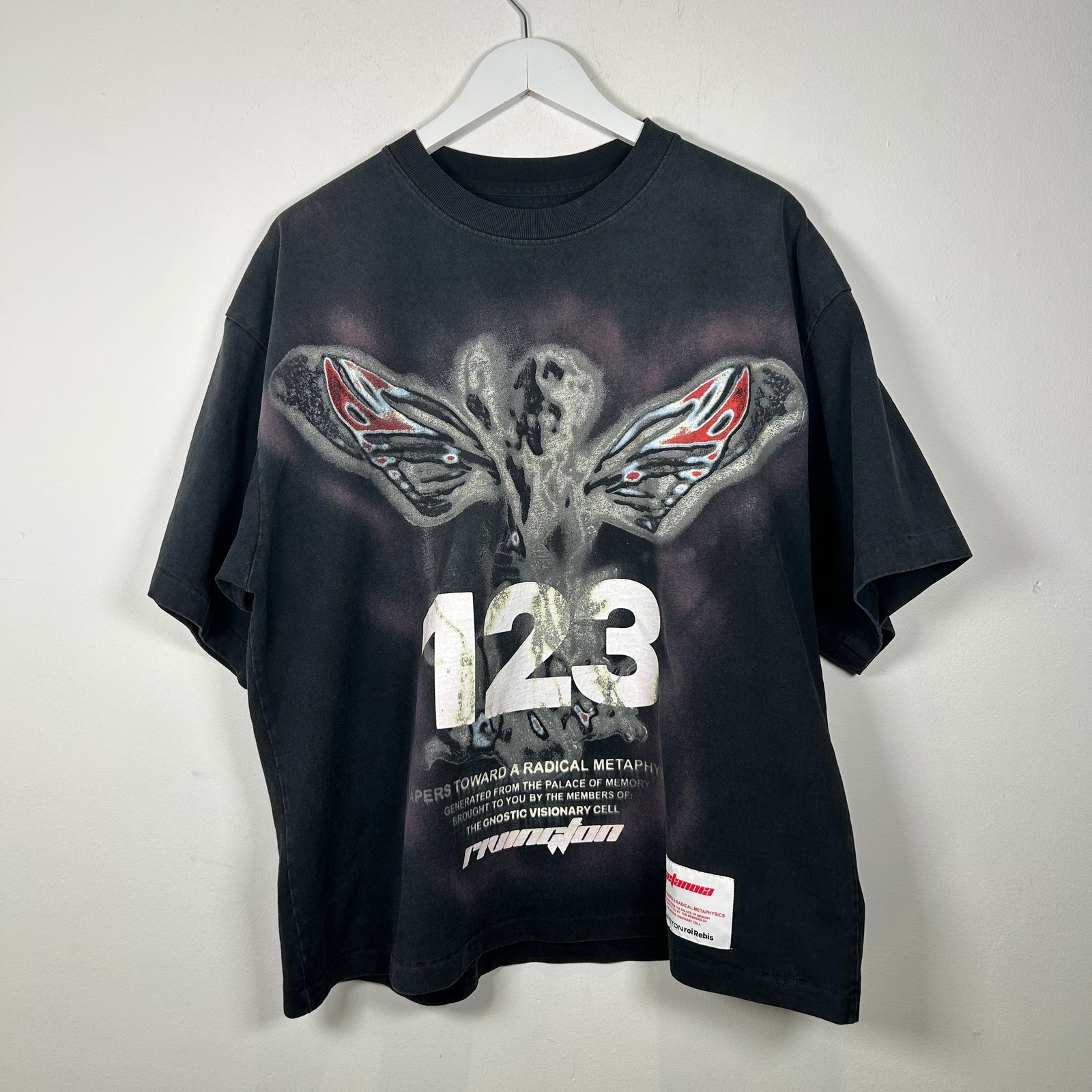 Rivington Roi Rebis 'Times Like These' Oversized Graphic T-Shirt Size S