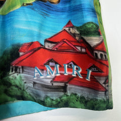 Amiri Multicolor St. Barth Silk Shorts Size XXL