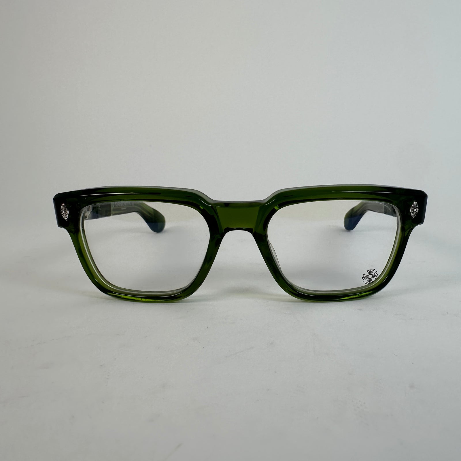 Chrome Hearts Green 'Pen 15' Glasses