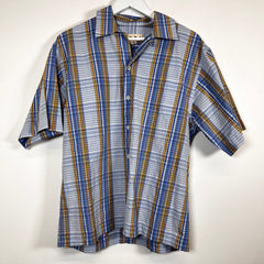 Marni Blue/Yellow Striped Shirt Size S